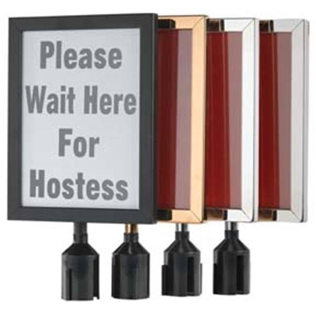 Vertical Sign Frame Brass K84696