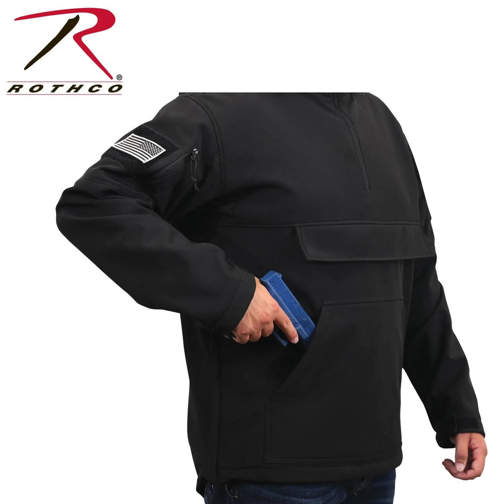 Black Soft Shell Anorak N300296
