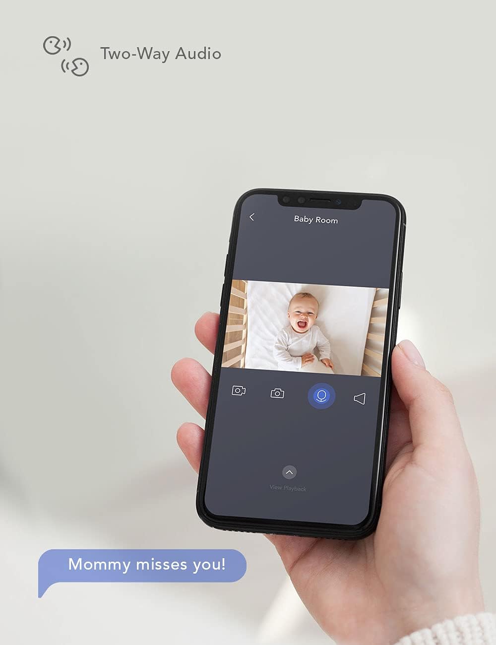 Baby Monitor 1080P Night Vision Camera and Audio Q992