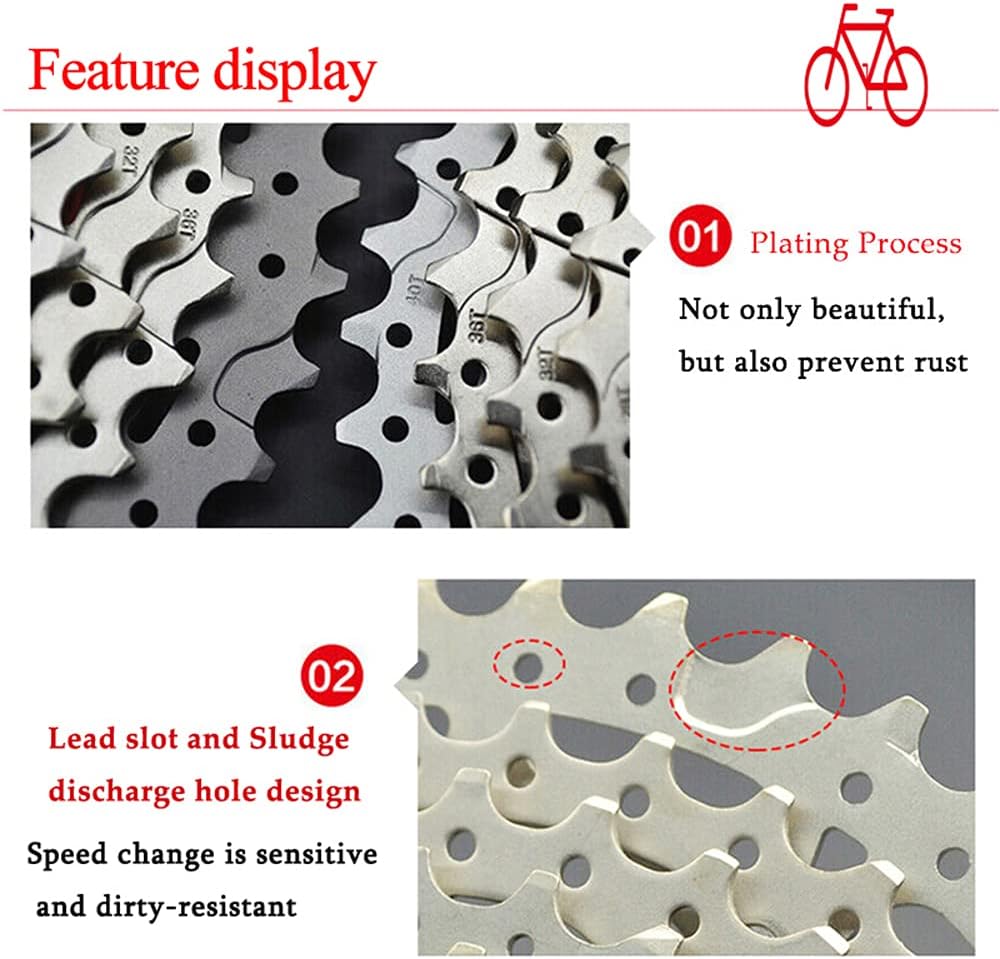 8/9/10/11 Speed 11-40/42/46/50T Mountain Bike Cassette I73142