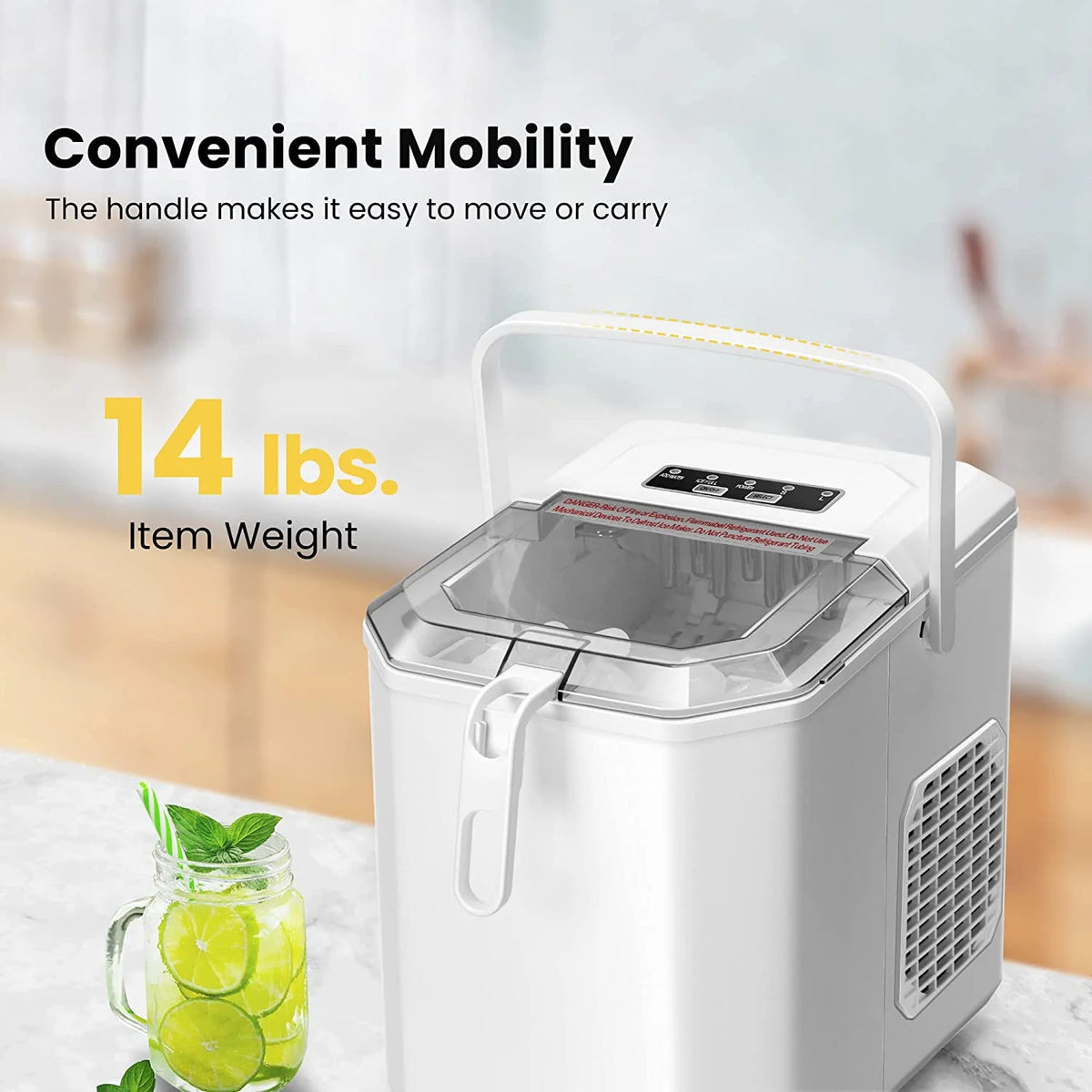 Portable Countertop Ice Maker with Scoop K484