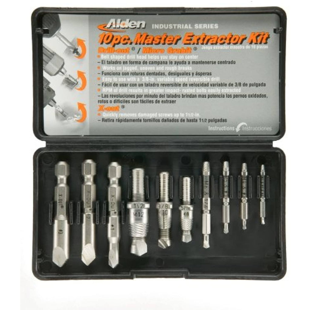 10 PC Drill/Extractor Set K503