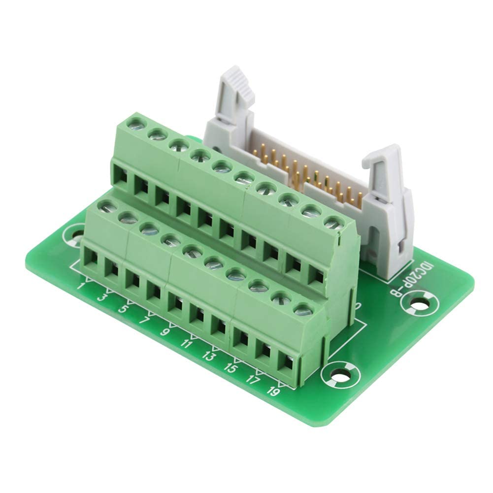 2x10 20Pins Male Header Terminal Block Connector Pack of 2 J578