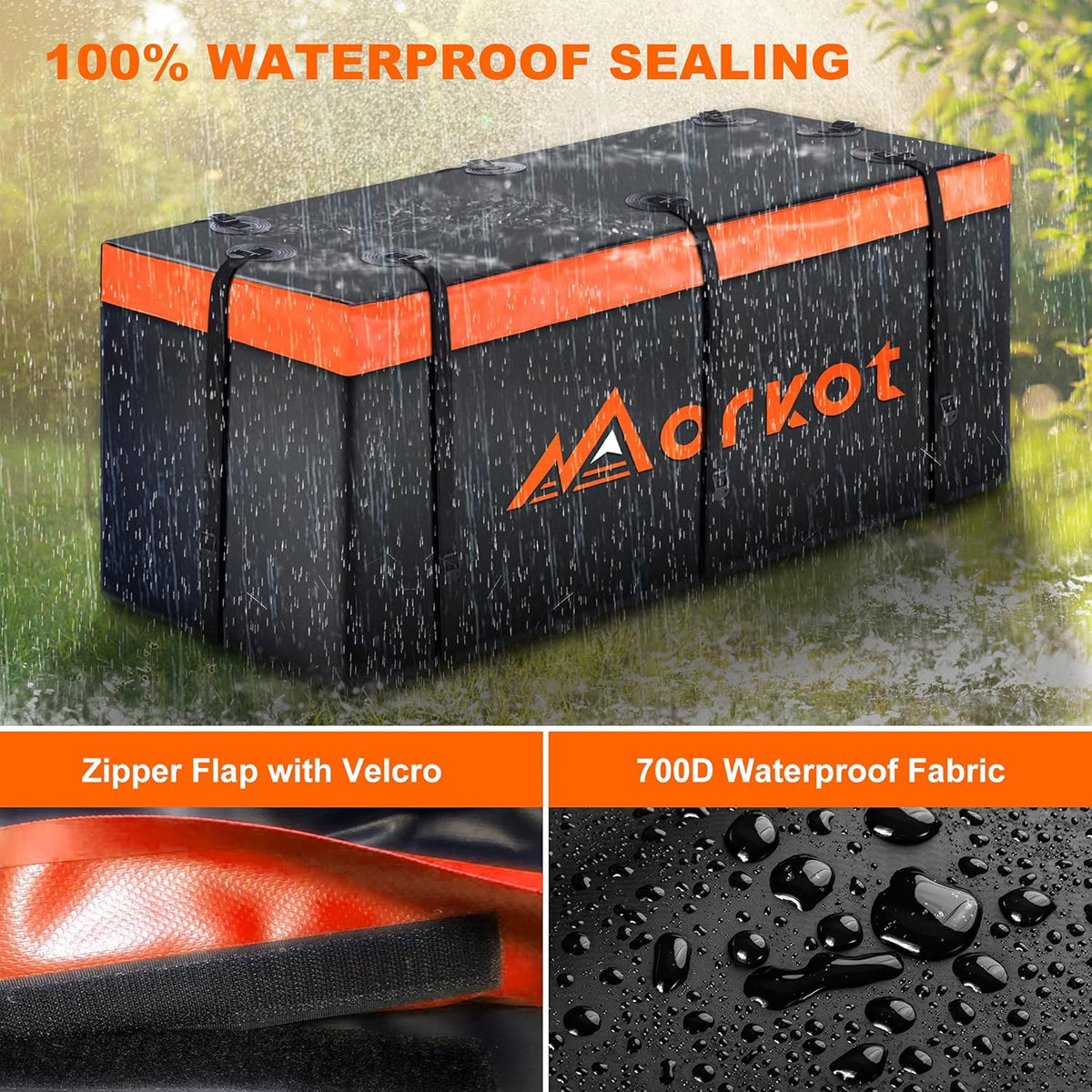 Hitch Mount Cargo Carrier Bag 100% Waterproof 20 Cubic Feet A115