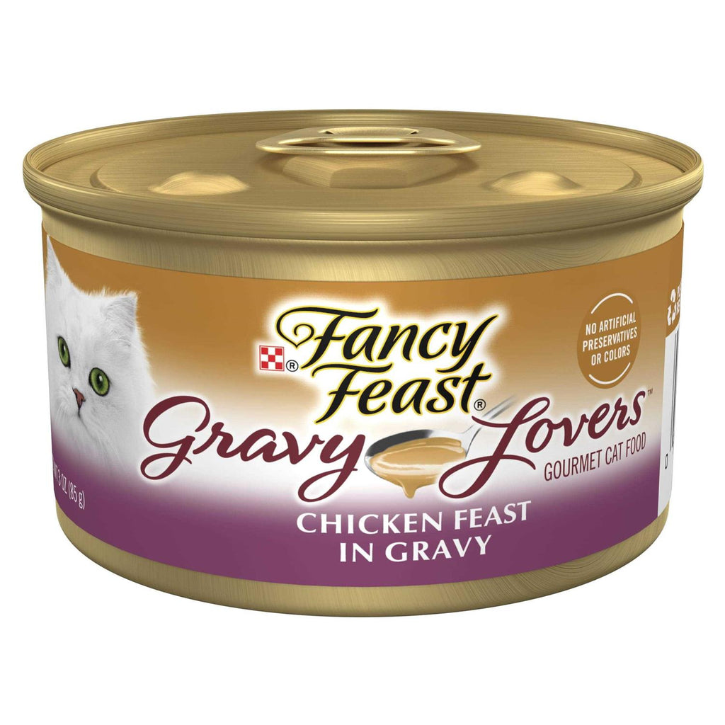 Chicken Feast in Gravy Cat Food Can T39428