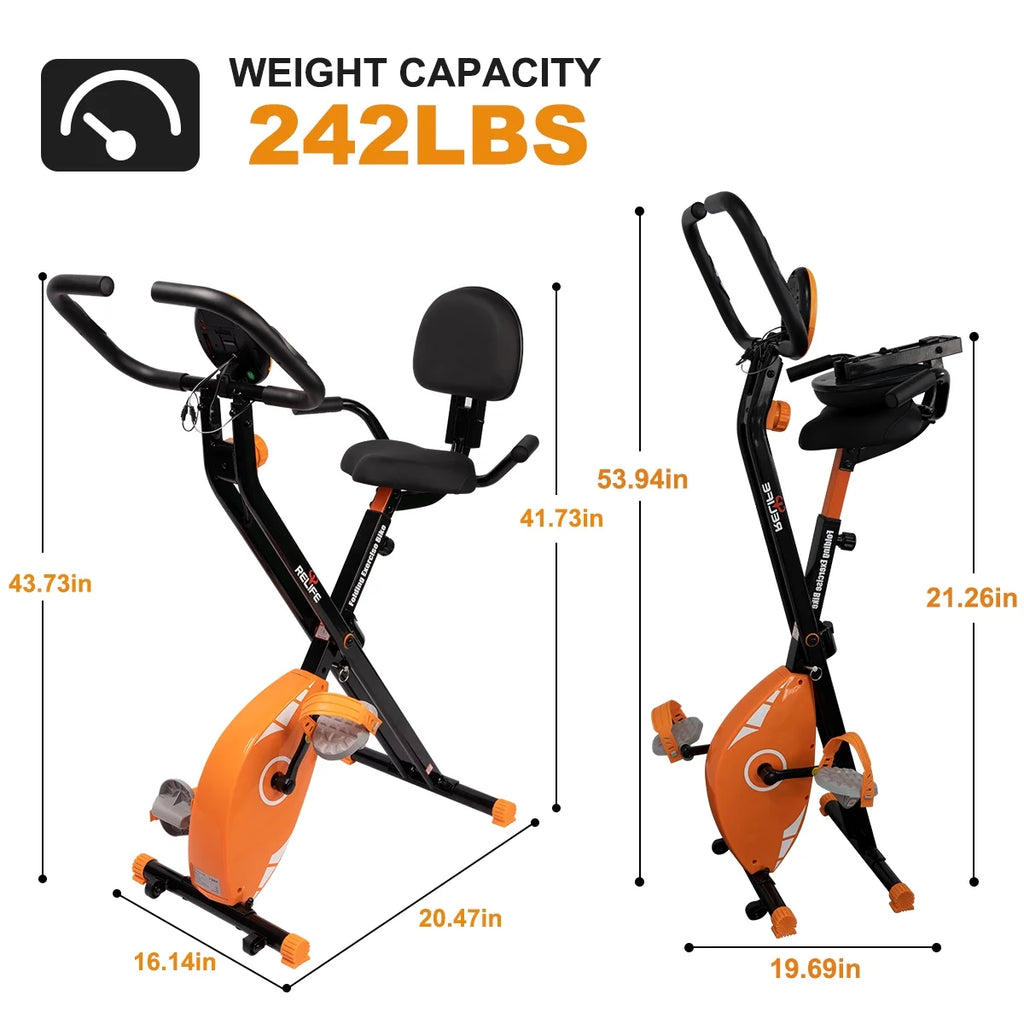 Foldable Exercise Bike Stationary Bike M12652