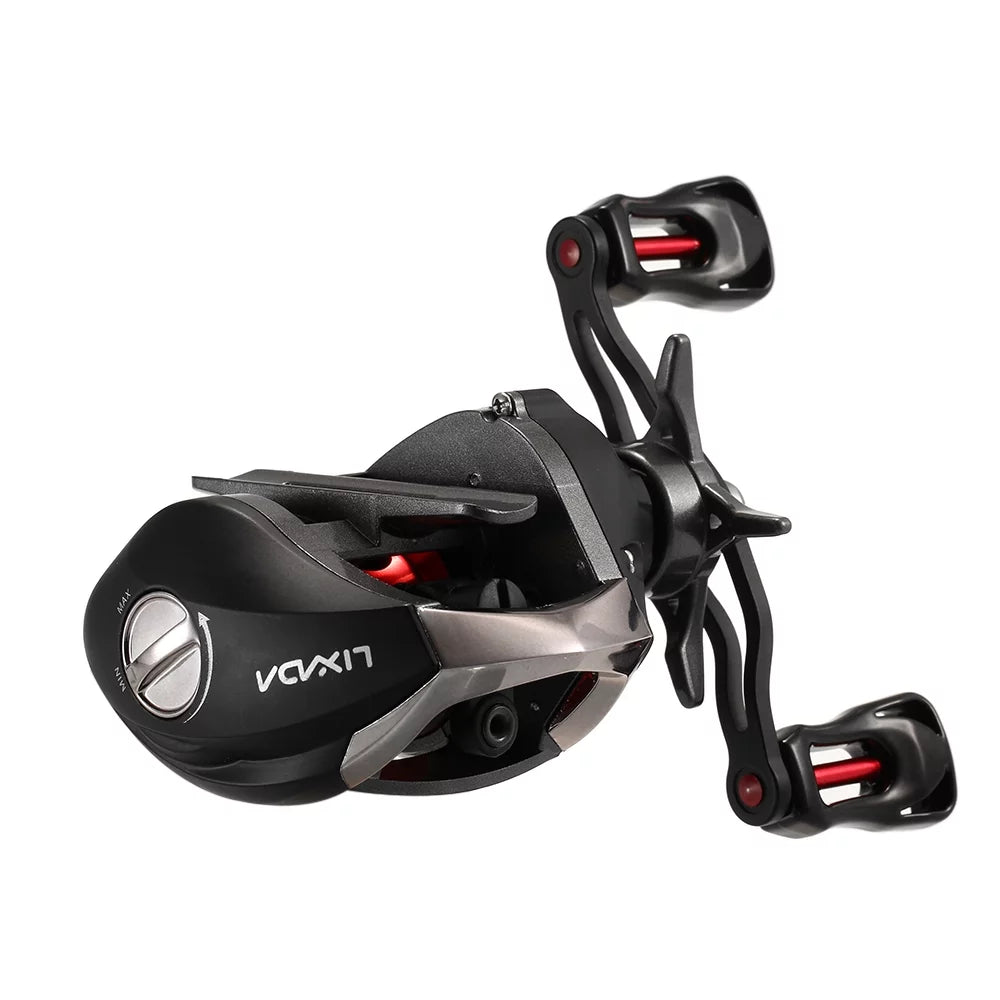 12 + 1 Ball Bearings Baitcasting Fishing Reel with Magnetic Brake B627