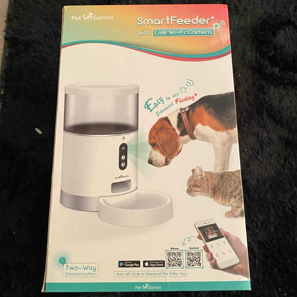 Pet SmartFeeder with Live Wi-Fi Camera V271