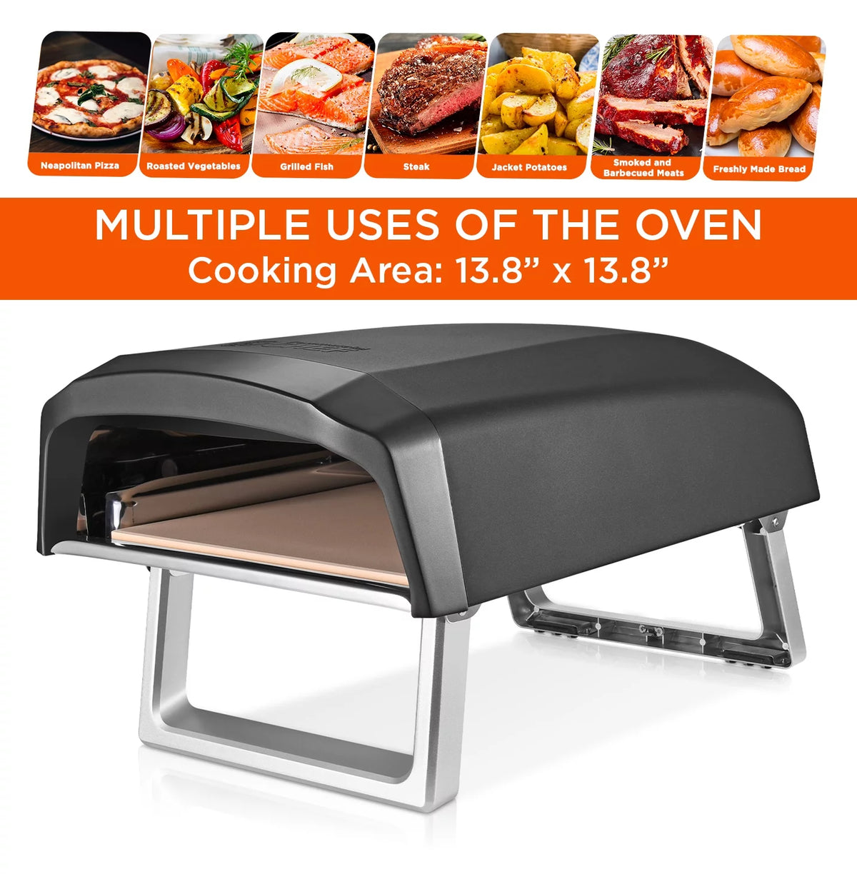 Propane Gas Portable Outdoor Pizza Oven R746