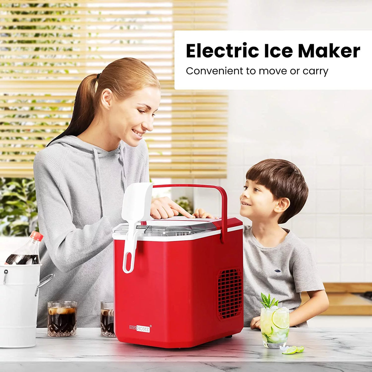 Portable Countertop Ice Maker with Scoop K484