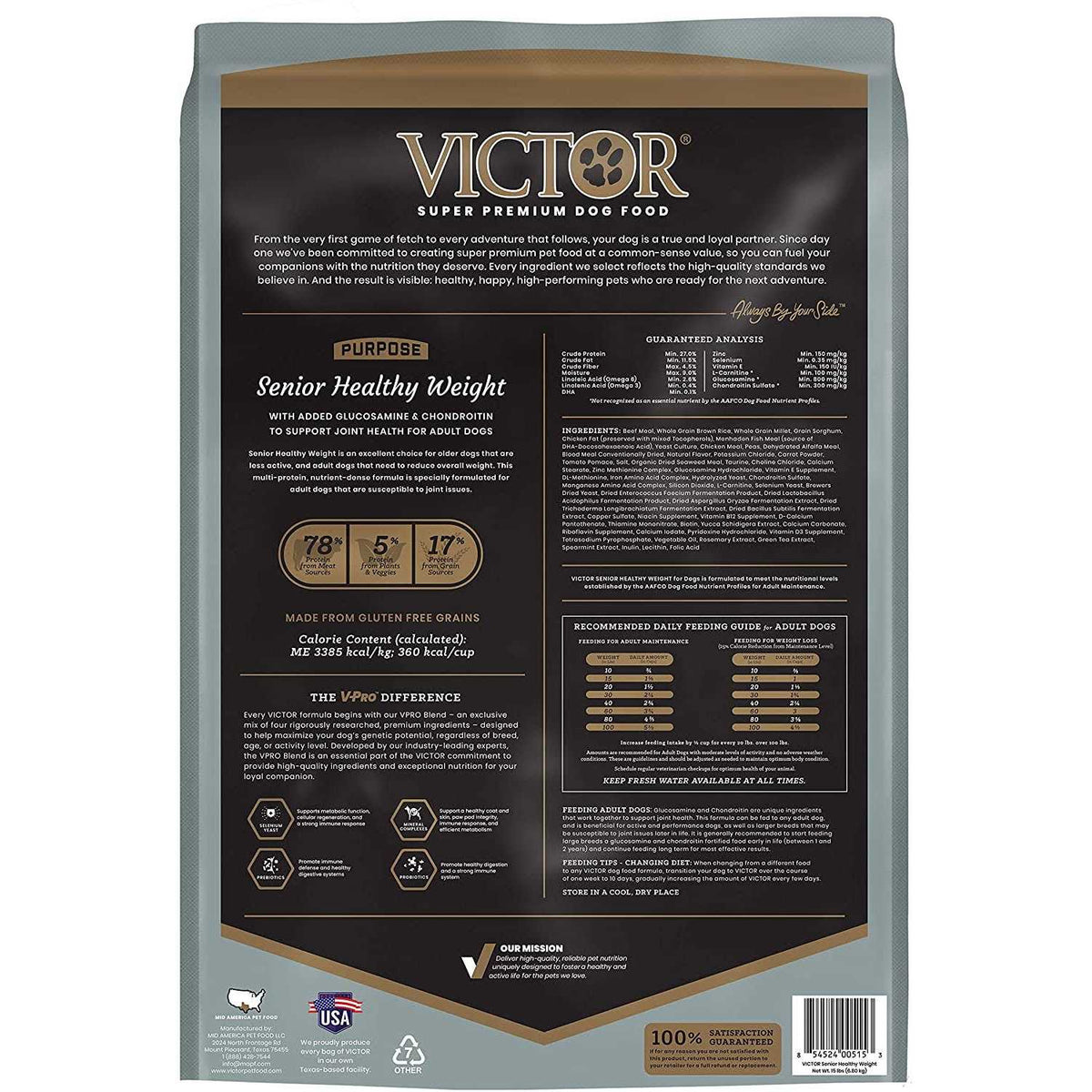 Healthy Weight Dry Dog Food D912