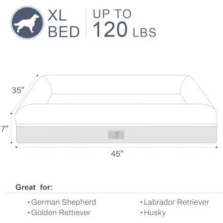 Washable Dog Bed with Removable Cover P715