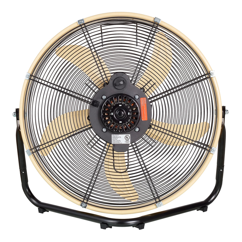 20 inch High Velocity Drum Fan with Wall Mount, Black U622