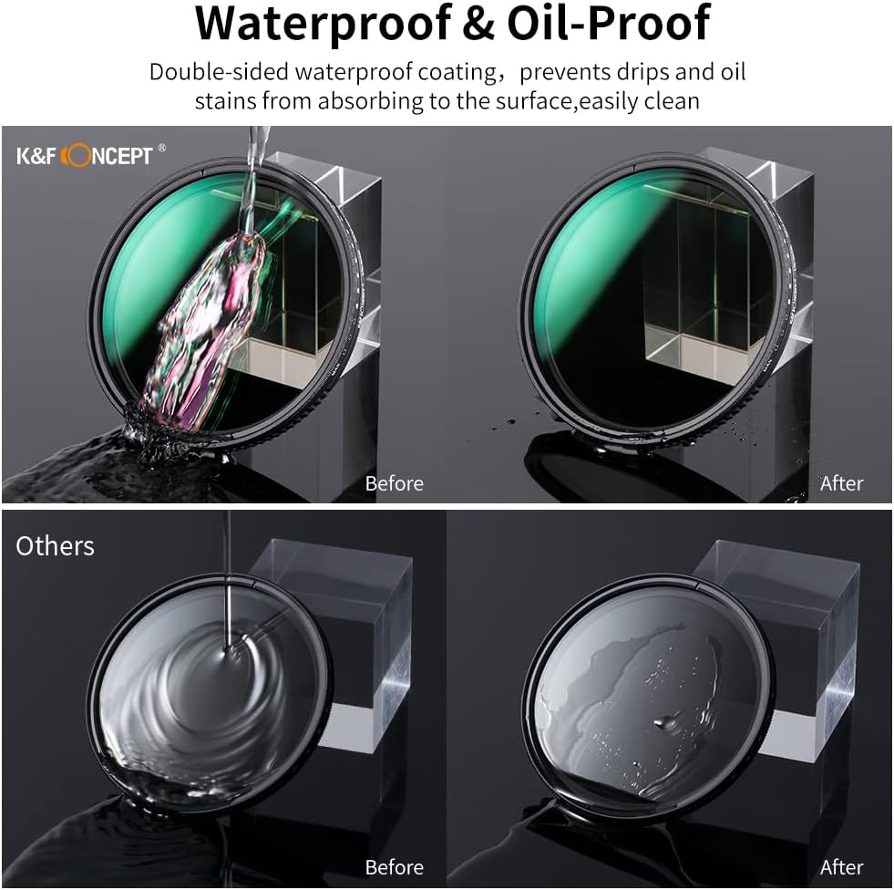 77mm Variable ND3-ND1000 Neutral Density Lens Filter X329