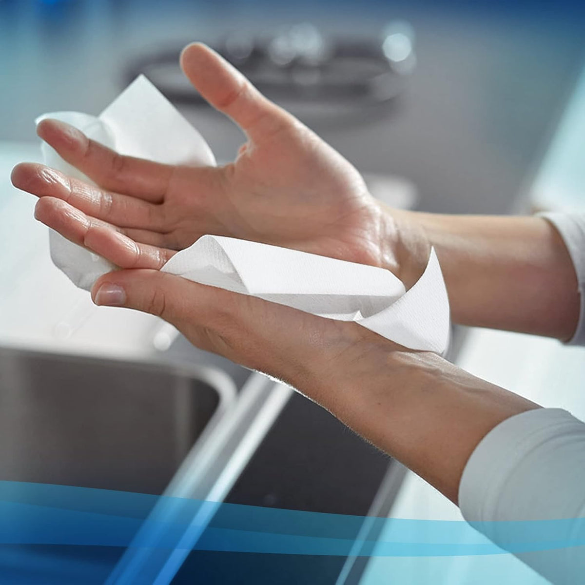 White Hard Roll Paper Towels, 6 Rolls J20193