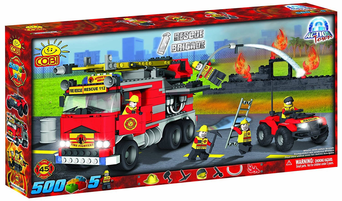 500 Piece Fire Rescue Brigade Construction Set R41333