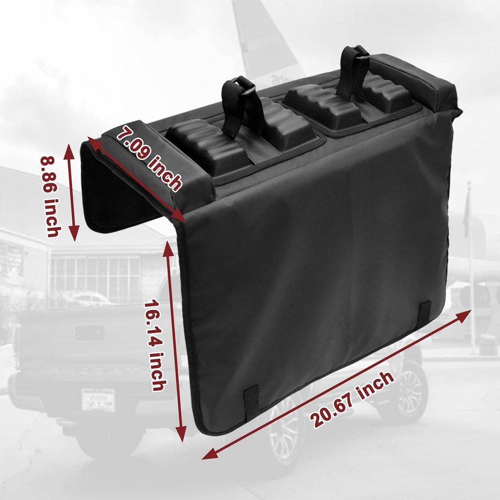 Tailgate Pad for Mountain Bike with Tool Pocket Carries Up to 2 Bikes T931734