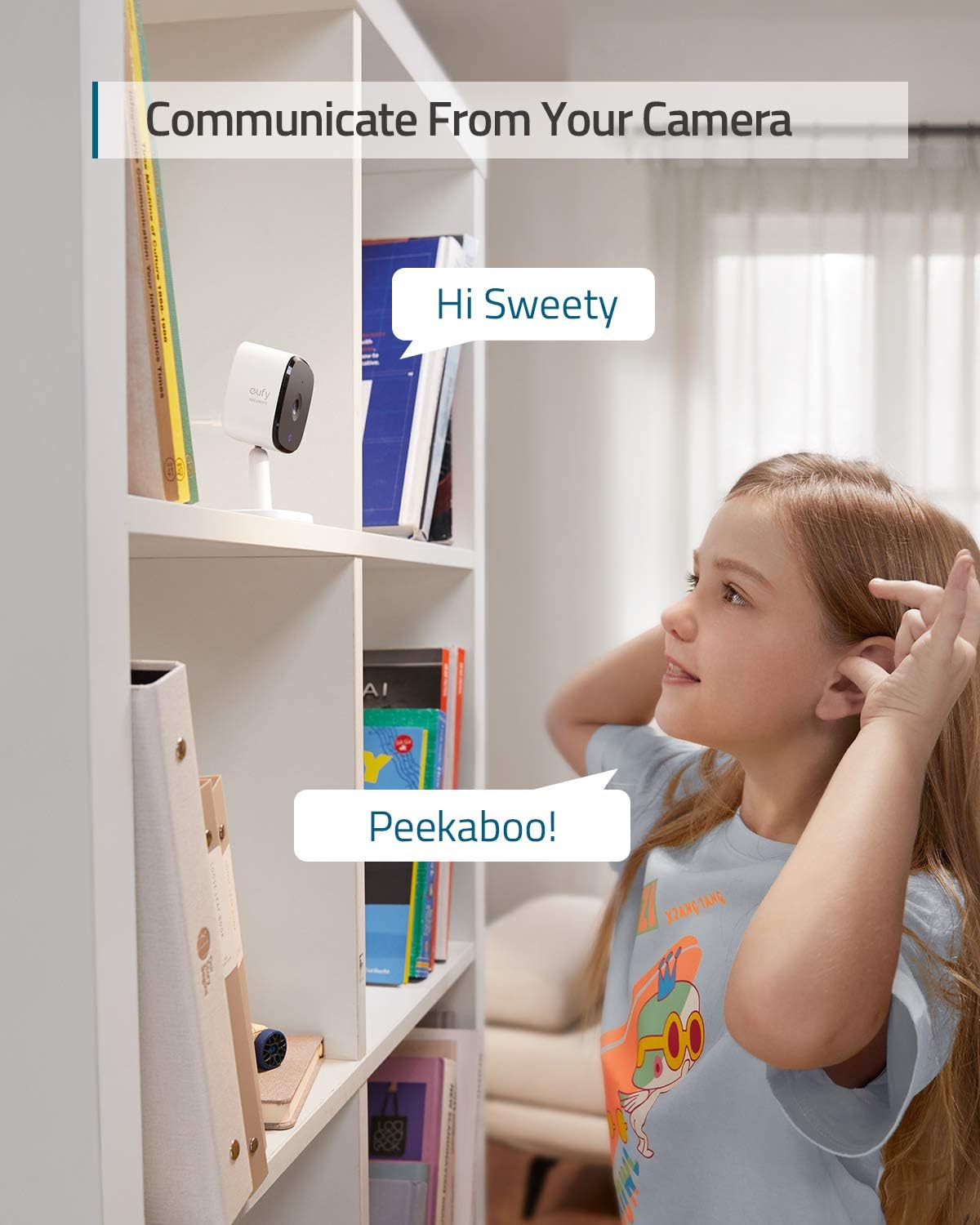 2K Wi-Fi Indoor Camera with Night Vision and Two-Way Audio Z578
