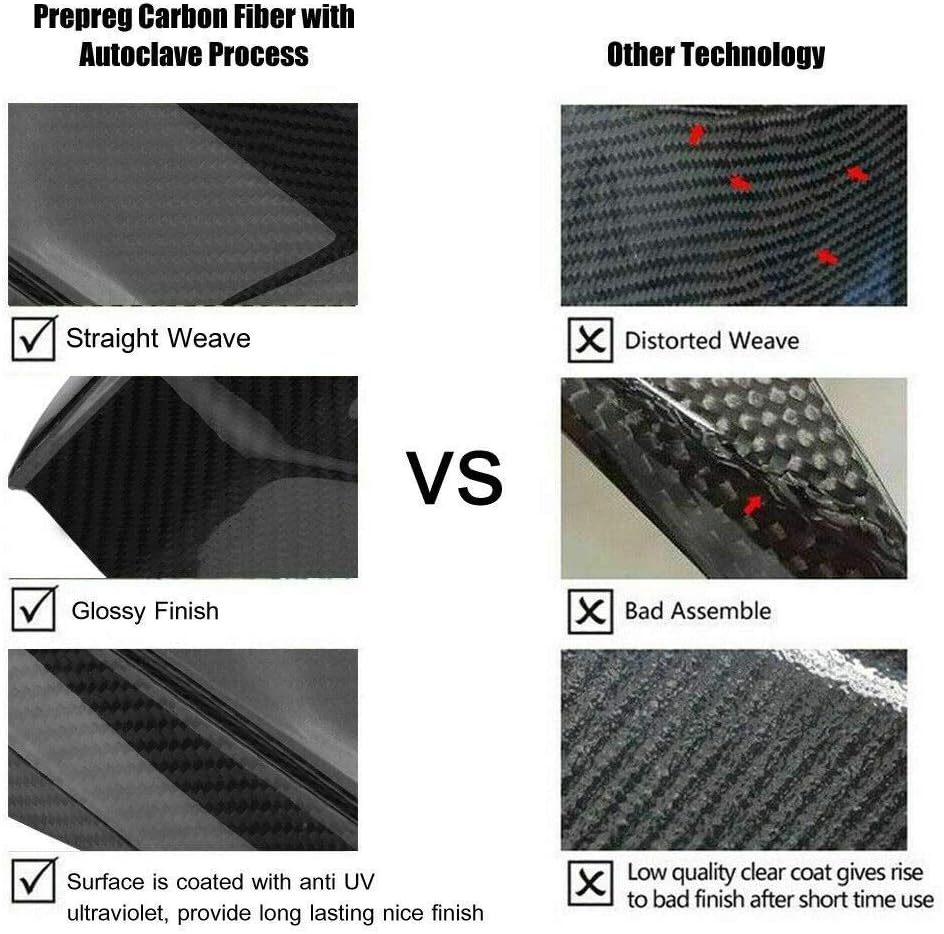 Carbon Fiber Window Louver 2Pcs K437
