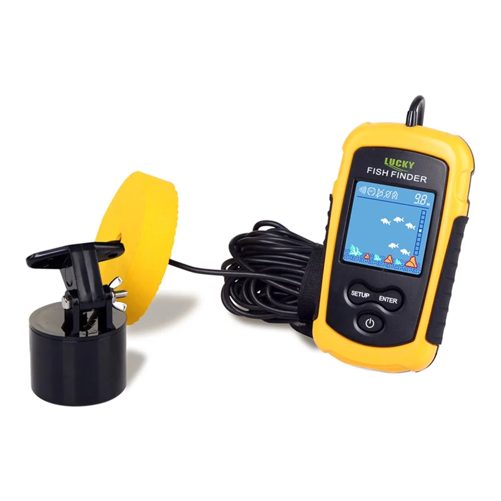 Portable Wired Fish Finder 100M Depth Sonar O635464