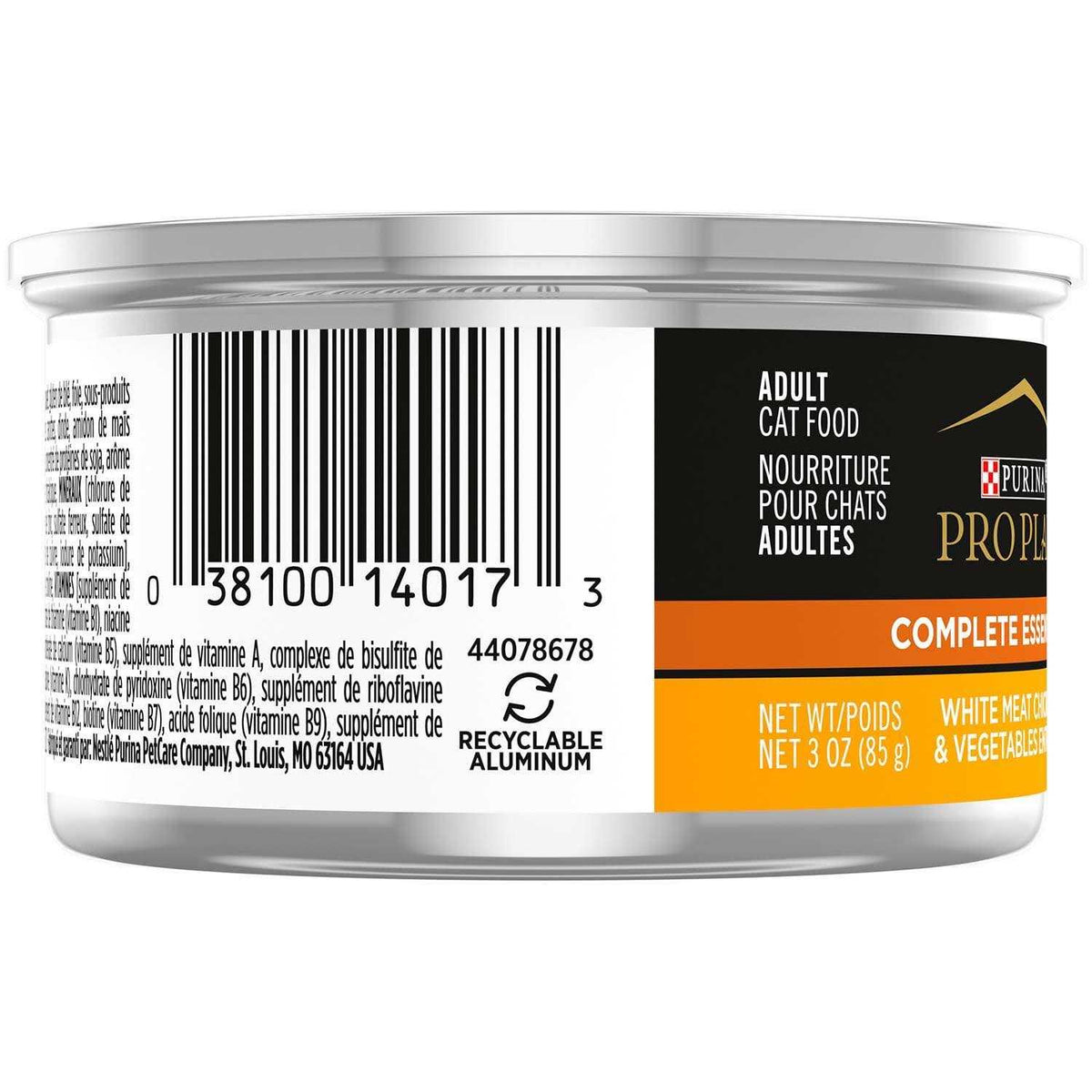 White Meat Chicken & Vegetable Entree in Gravy Cat Food A601106