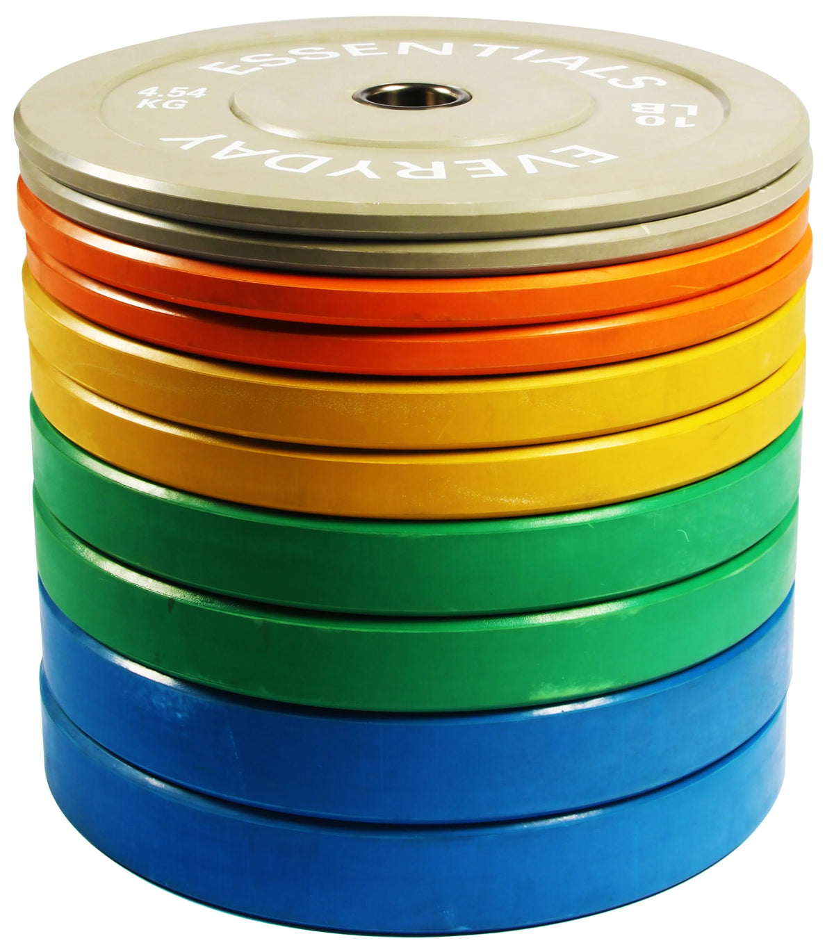 Black 10 lbs Bumper Plate with Steel Hub B580617