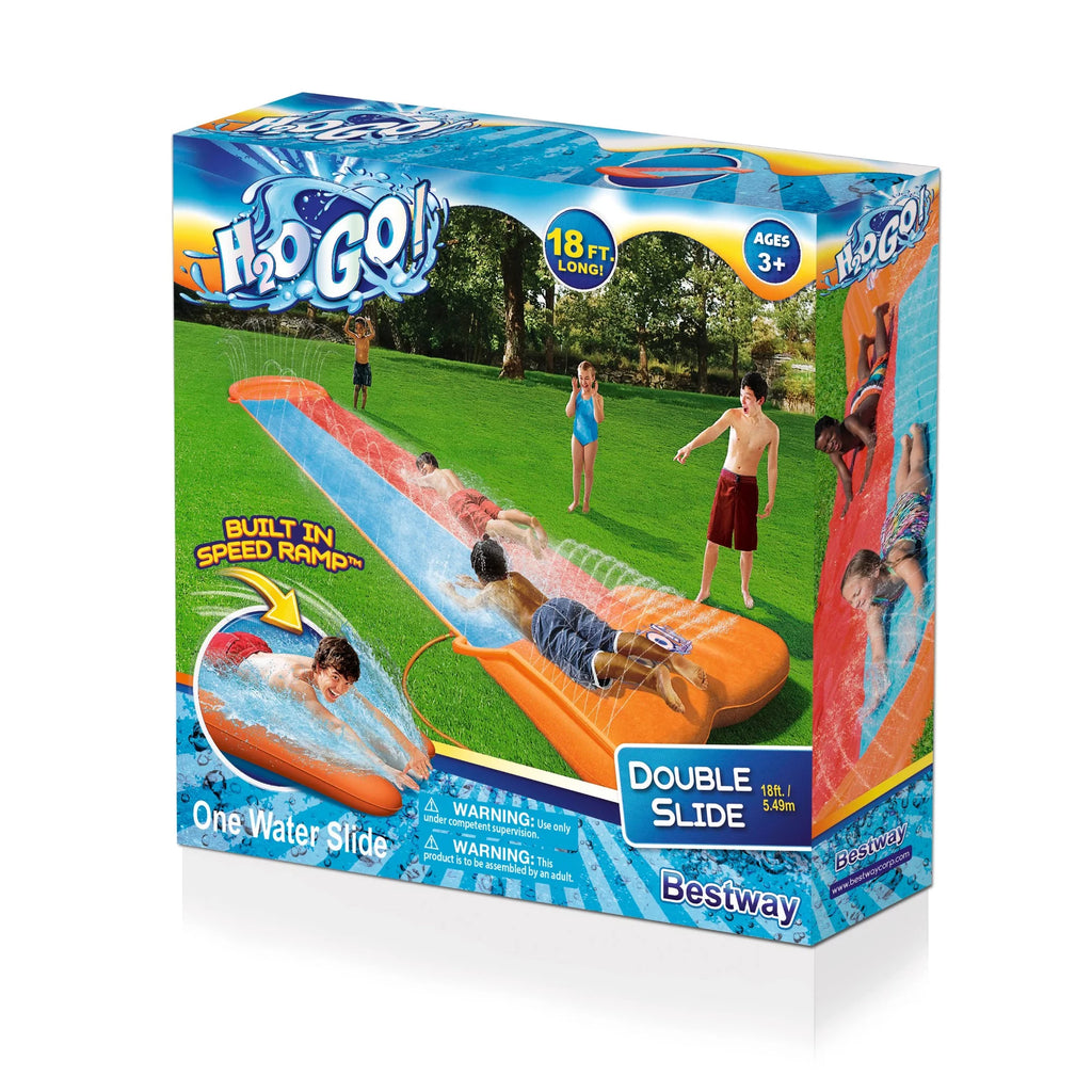 18' Inflatable Double Slide E62298