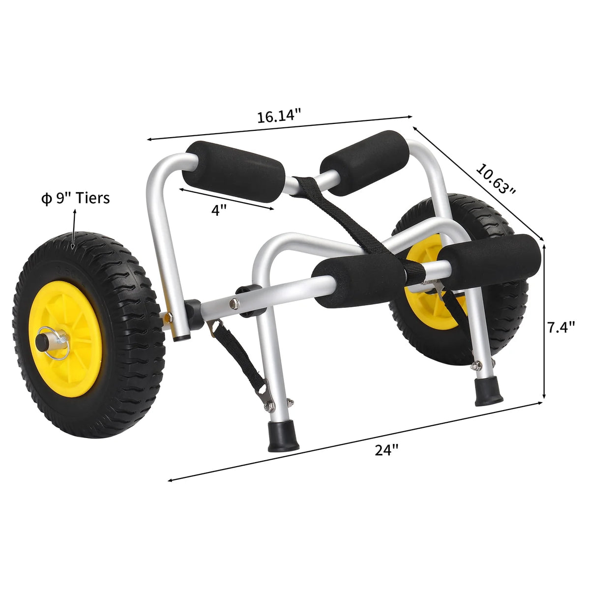 Kayak Canoe Boat Carrier Dolly Cart on Wheel Y808