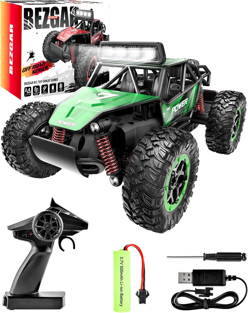 1:14 Scale Remote Control Car 2WD 20 Km/h Off Road Truck V6594