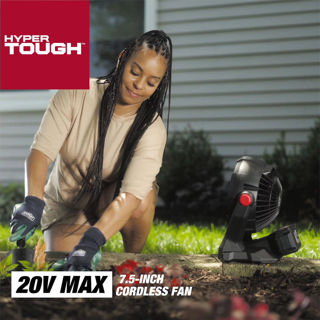 7.5 in. Cordless Fan with 2.0Ah Lithium-Ion Battery F555