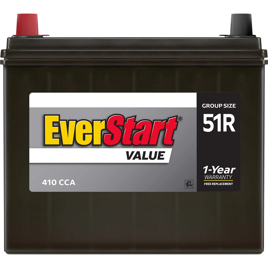 Lead Acid Automotive Battery Group Size 51R 12 Volt 410 CCA K600