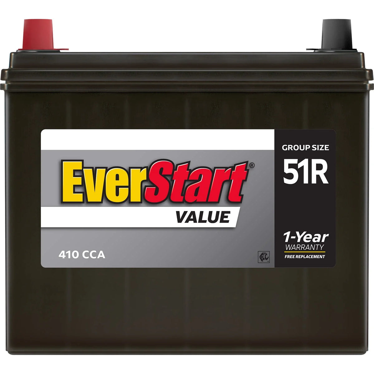Lead Acid Automotive Battery Group Size 51R 12 Volt 410 CCA K600