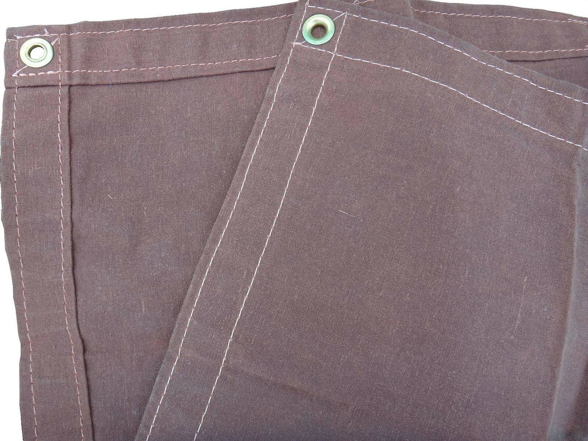 Brown Canvas Tarp Water Resistant 12 oz R171854