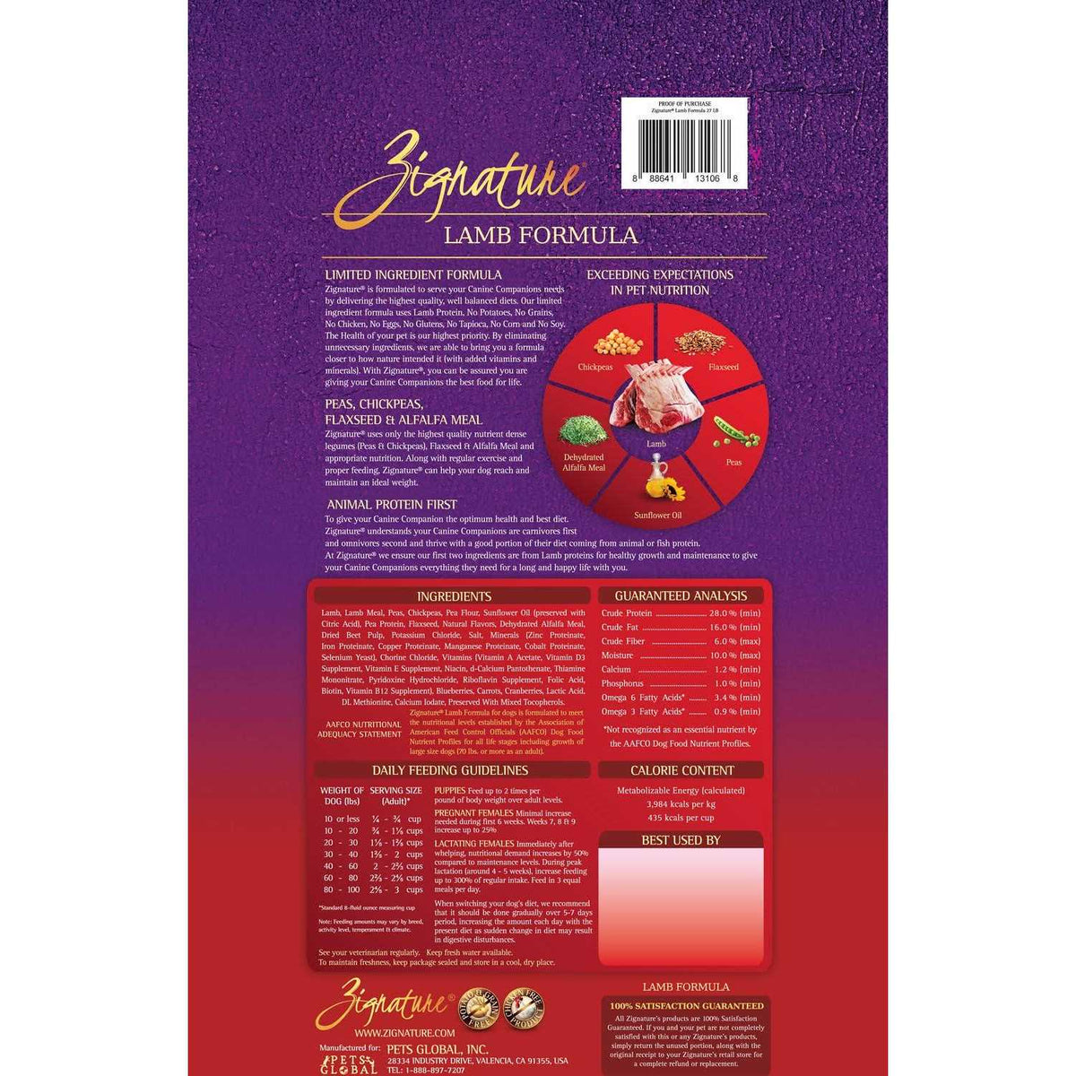 Lamb Limited Ingredient Dry Dog Food C66968
