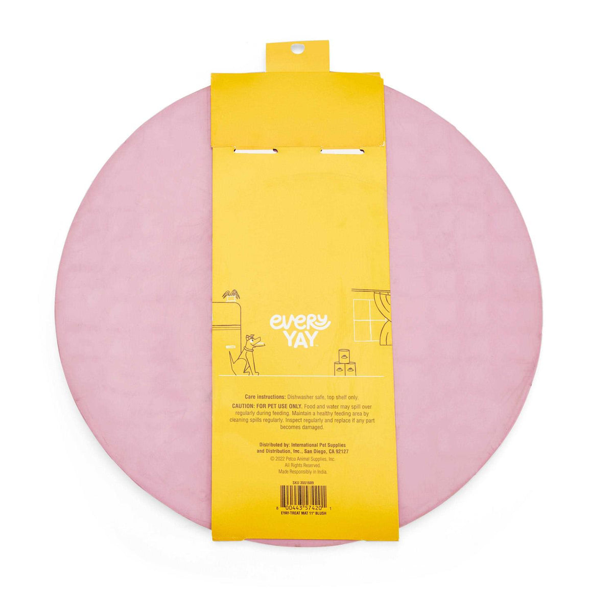 Blush Dog Treat Mat A98354