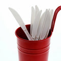 White Polypropylene Knives, Case of 1000 A13118