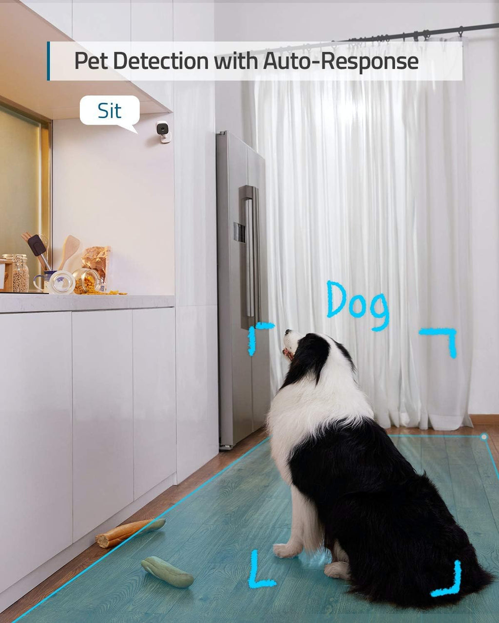 2K Wi-Fi Indoor Camera with Night Vision and Two-Way Audio Z578