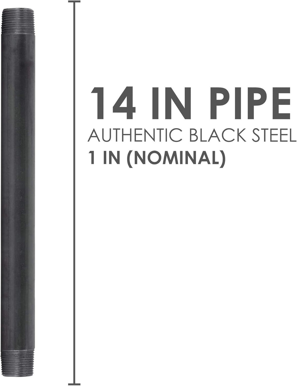 1” x 14” Malleable Cast Iron Pipe Connector L89485