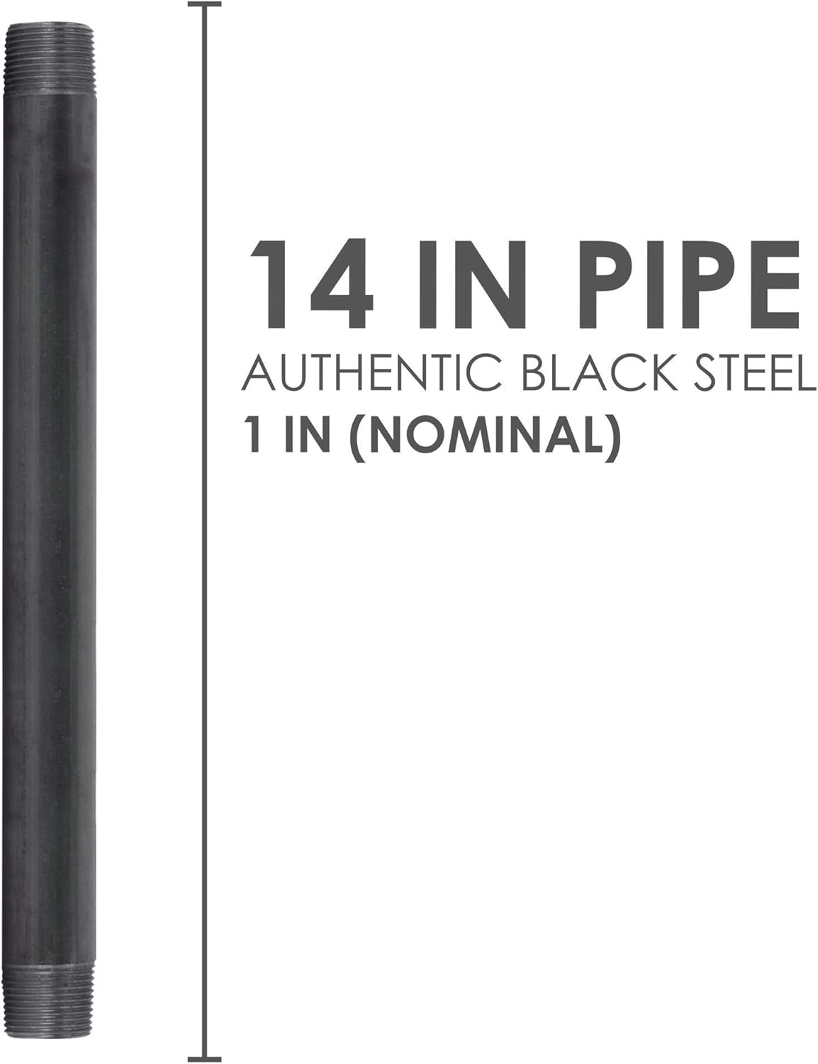 1” x 14” Malleable Cast Iron Pipe Connector L89485