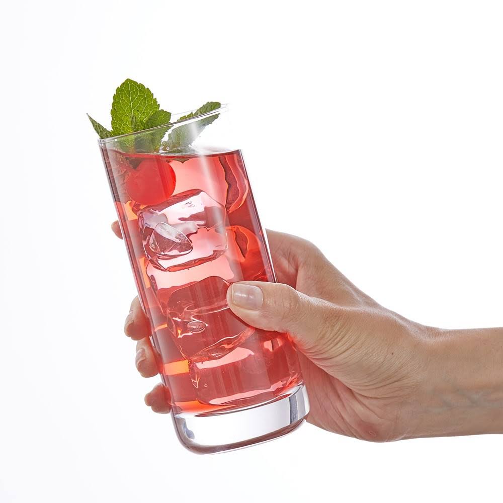 Stemless Wine Glasses Set of 4 Clear S34732