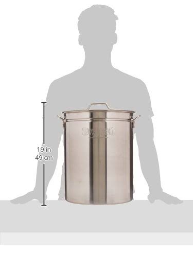 44 qt Stainless Steel Stockpot with Lid S48430