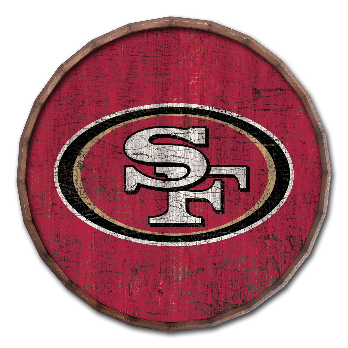 San Francisco 49ers 24x22 Barrel Top G979810