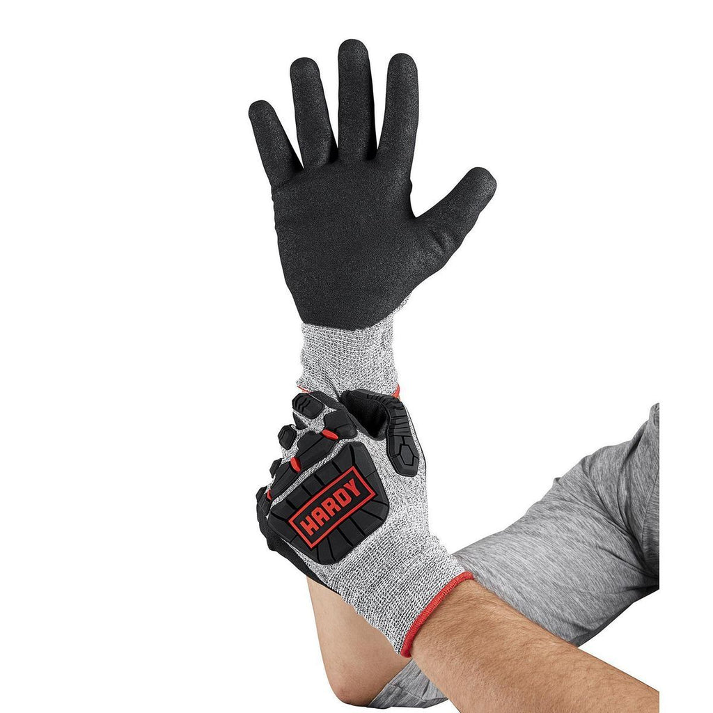 Nitrile-Dipped Impact Protection Work Gloves, X-Large F70885