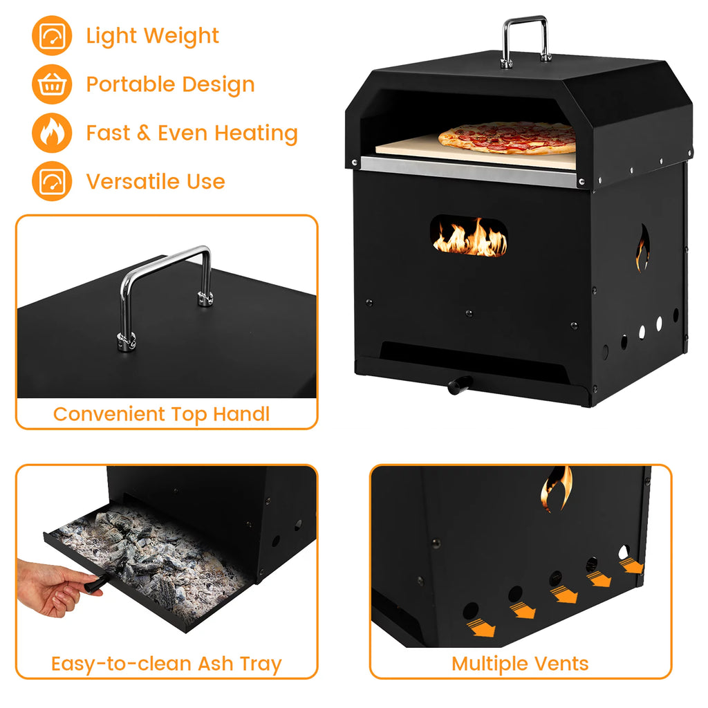 4-in-1 Wood Fired Pizza Oven C88059
