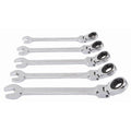 Metric Ratcheting Combination Wrench Set, 5 Piece I130451