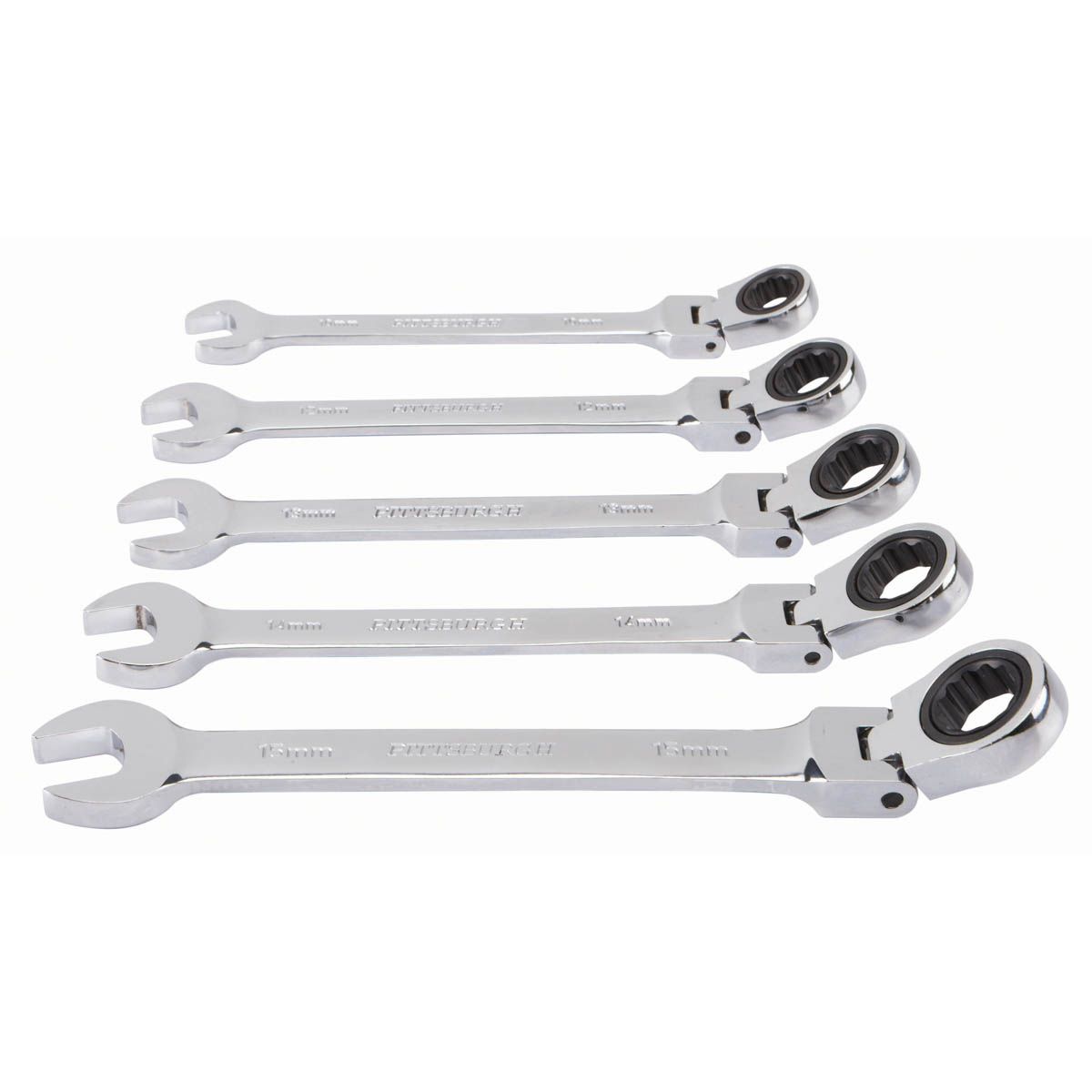 Metric Ratcheting Combination Wrench Set, 5 Piece I130451