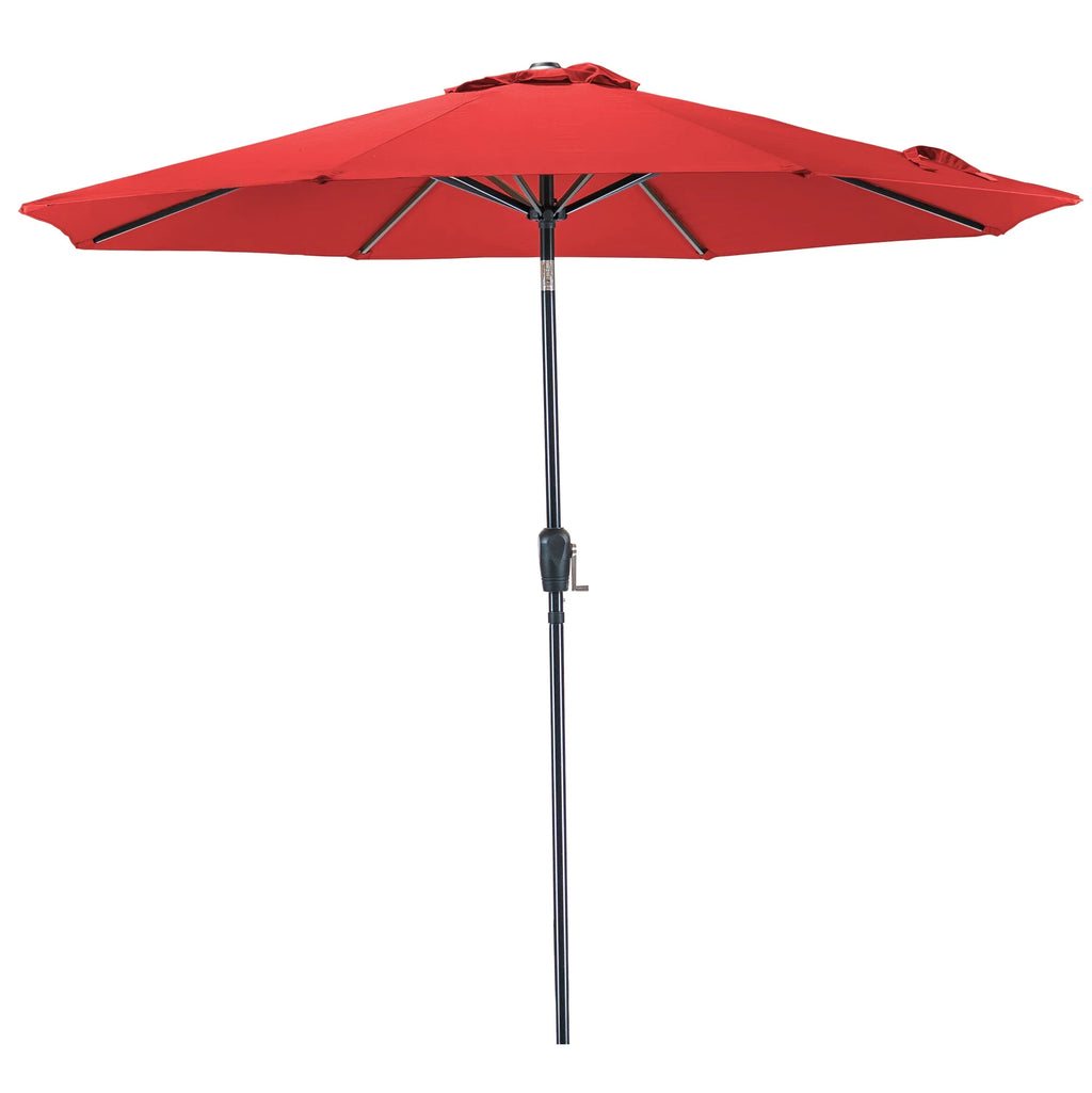 9' Round 8Rib Aluminum Market Umbrella I132473