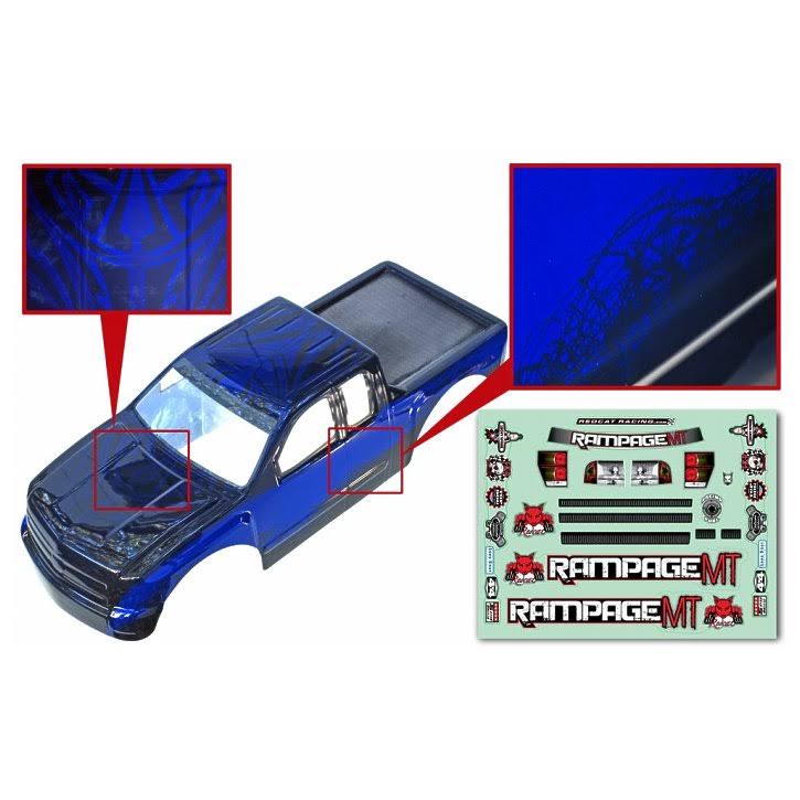 1/5 Truck Body Blue and Black Y542753