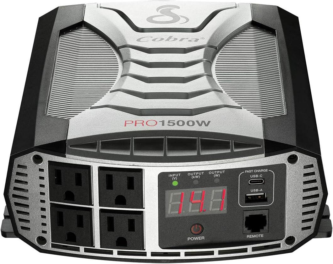 500W Power Inverter with 2 AC Outlets and 2 USB Ports B3162
