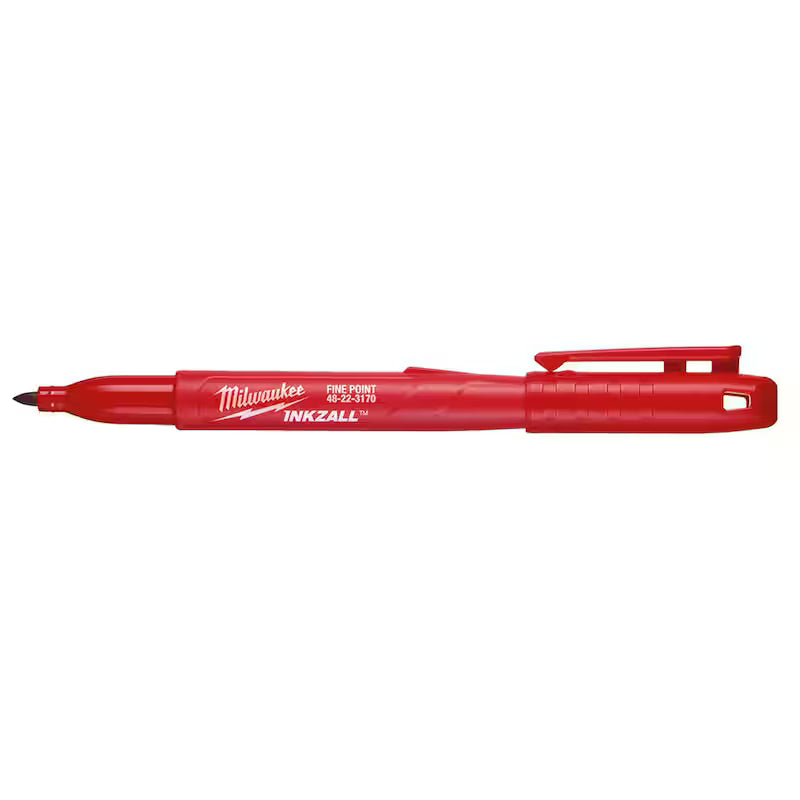 Red Fine Point Permanent Marker 108-Pack K91342